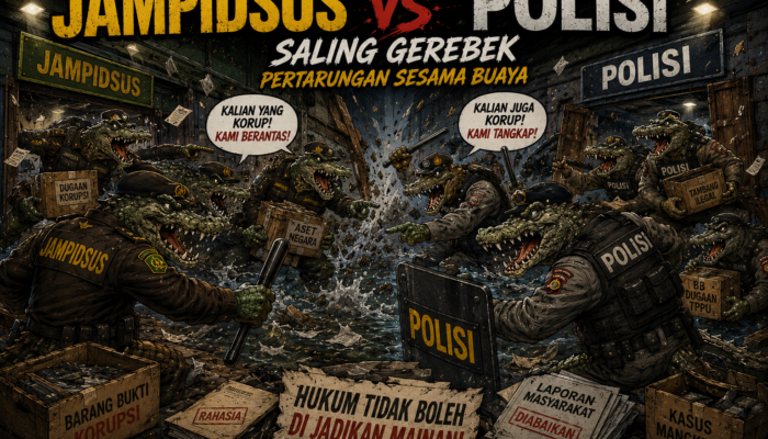 Tontonan Srimulat Era Prabowo: Sesama Buaya Berebut Periuk Nasi di Atas Piring Rakyat
