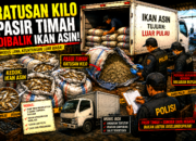Di Belitung : Sopir Mobil Ikan Asin Ditangkap Polisi, Pemilik 600 Kg Pasir Timah Hanya Terbit Surat DPO?