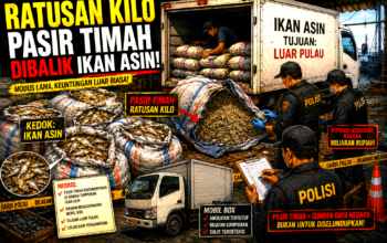 Di Belitung : Sopir Mobil Ikan Asin Ditangkap Polisi, Pemilik 600 Kg Pasir Timah Hanya Terbit Surat DPO?