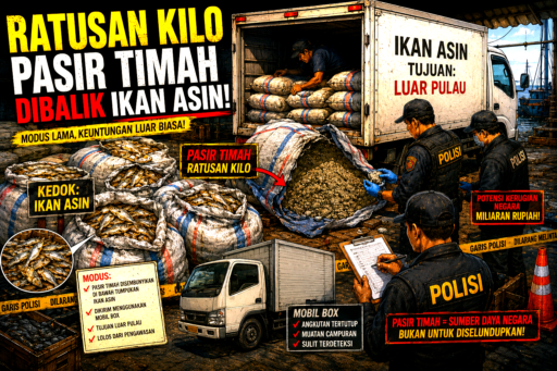 600 Kg Pasir Timah