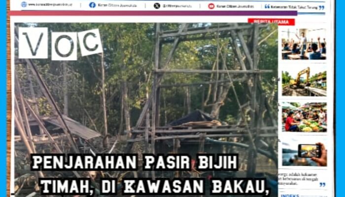 Hutan Bakau di DAS Dusun Kampak Dijarah Puluhan Unit TI Rajuk, Nama Indra dan Mul Mencuat