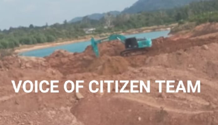 1 (Satu )  Unit Excavator dan Tambang Ilegal di Desa Keposang Diduga Milik APIN Warga Toboali