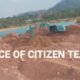 1 (Satu )  Unit Excavator dan Tambang Ilegal di Desa Keposang Diduga Milik APIN Warga Toboali